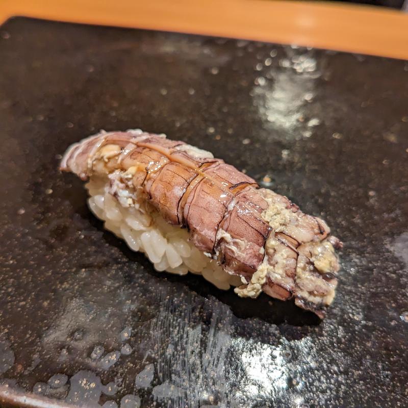 石巻産シャコ(鮨まつうら)