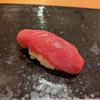 塩釜産本マグロ赤身(鮨まつうら)