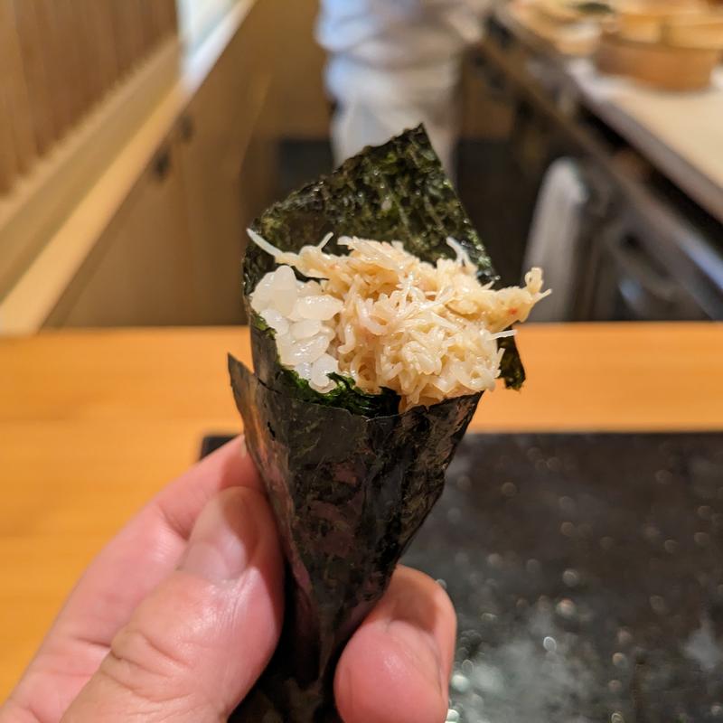 毛ガニ(鮨まつうら)