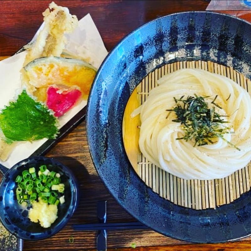 穴子天ザルうどん(うどん大師空海)