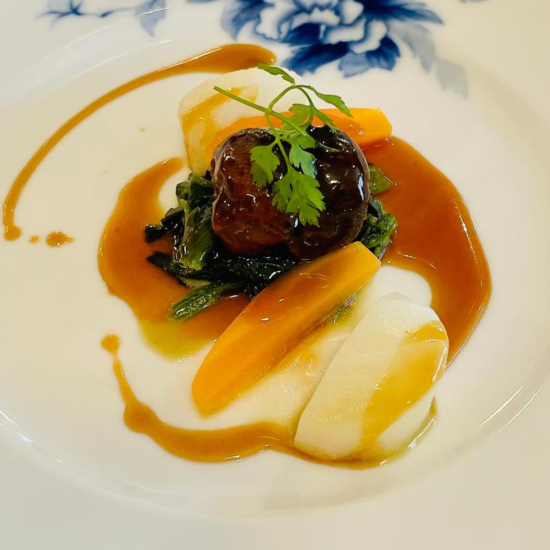 150周年記念ランチ　日光虹鱒のソテー金谷風(日光金谷ホテル メインダイニングルーム)