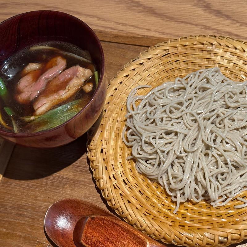 近江鴨南せいろ(蕎麦切り 山人 -SANTO-)