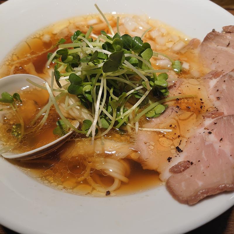 蛤と浅利の淡麗中華そば（醤油味）(ねむ瑠 )