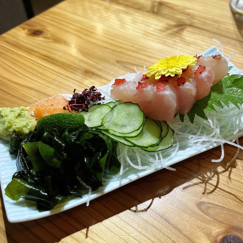 脂ノリ抜群！金目鯛刺し(魚の店 オカモ倶楽部)