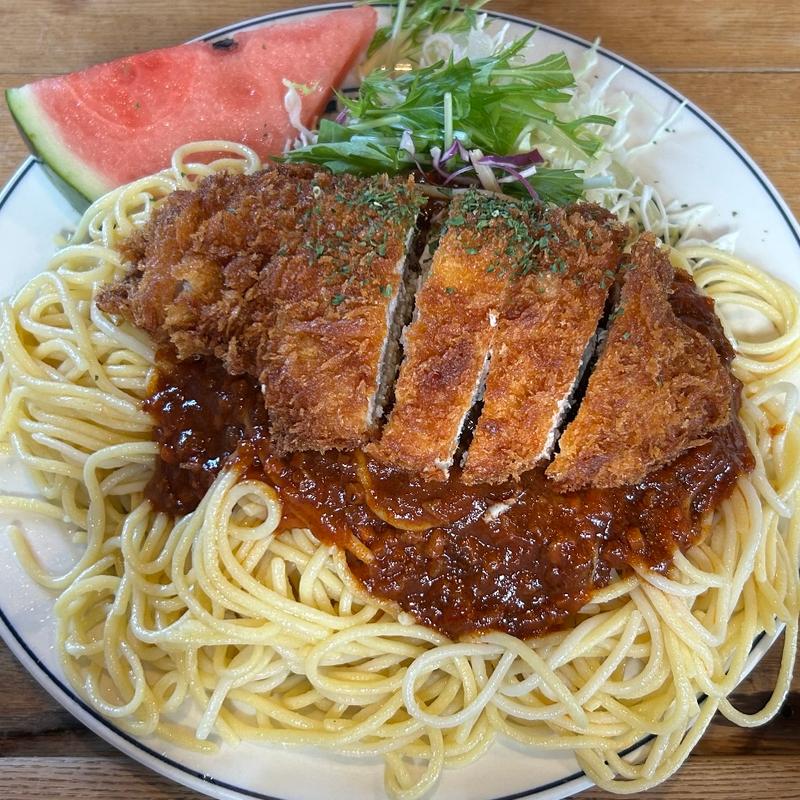 とんかつスパゲティ(和洋レストラン チロル )