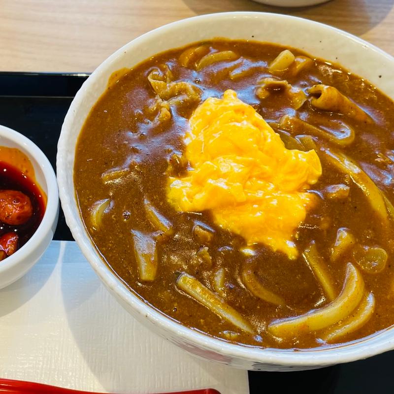 豚しゃぶカレーうどん15辛＋ハーフスクランブルエッグ(カレーハウスCoCo壱番屋 加須下三俣店)
