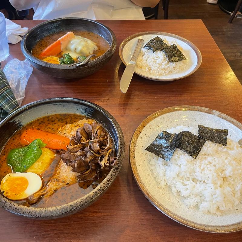 US産チキンスープカレー(らっきょ＆Star)