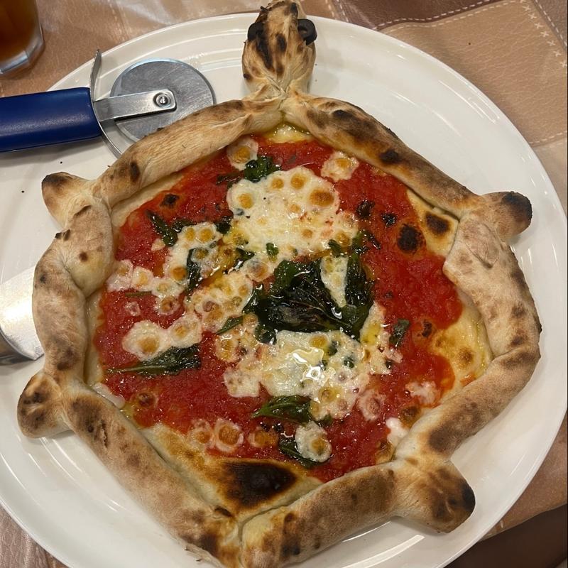 亀ゲリータランチセット(ピッツェリア グランデバッボ)