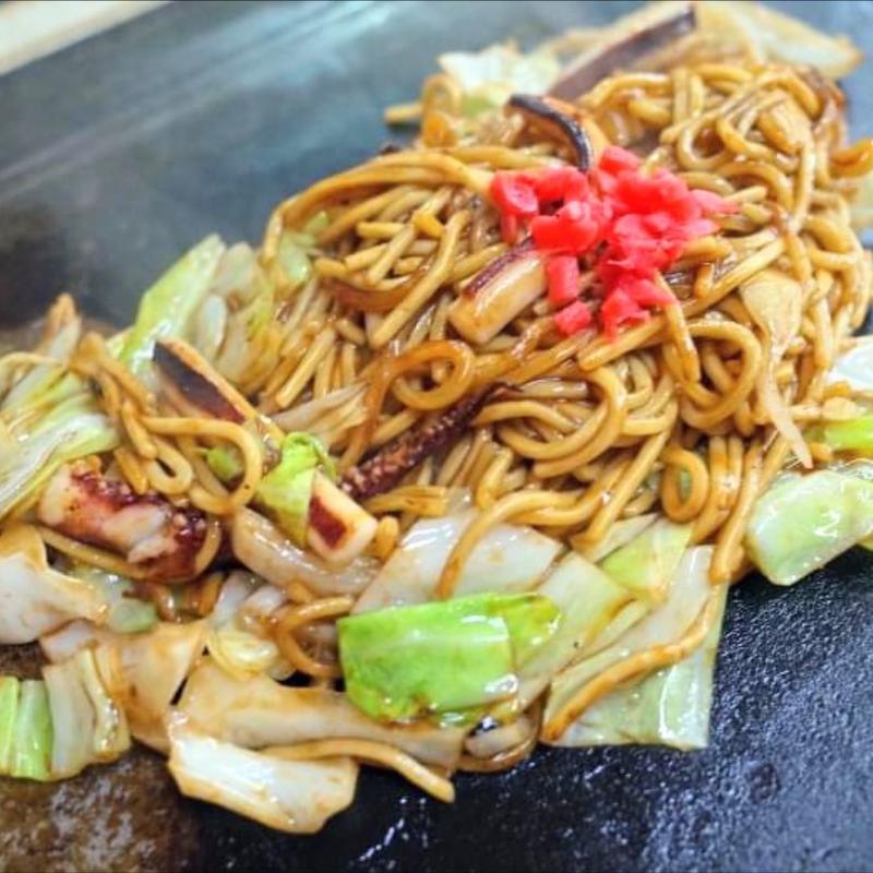 イカ焼きそば(甘辛や )