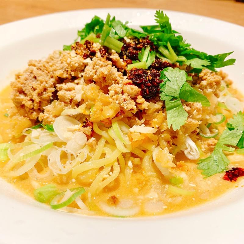 冷やし坦々麺(天然温泉　平和島　レストランゆらり)