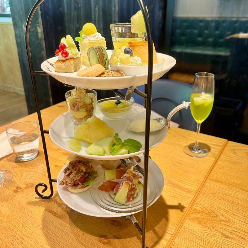 KIHACHIのアフタヌーンティー～メロンスペシャル(キハチ 青山本店)