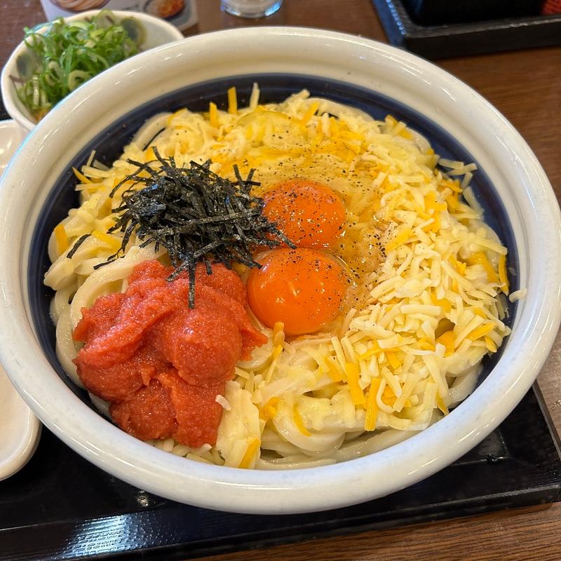 明太チーズ釜玉 得(丸亀製麺常滑)