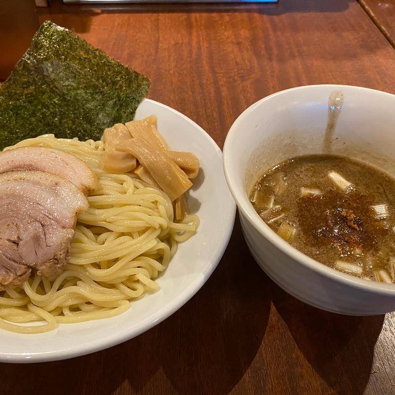 サンマ豚骨つけ麺(豚骨ラーメン いちむじん 呉服町店)