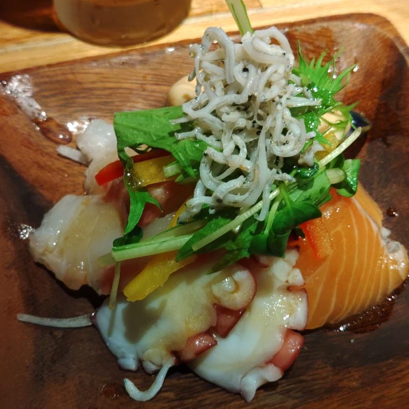 鮮魚のカルパッチョ(サカナバル コラーレ)