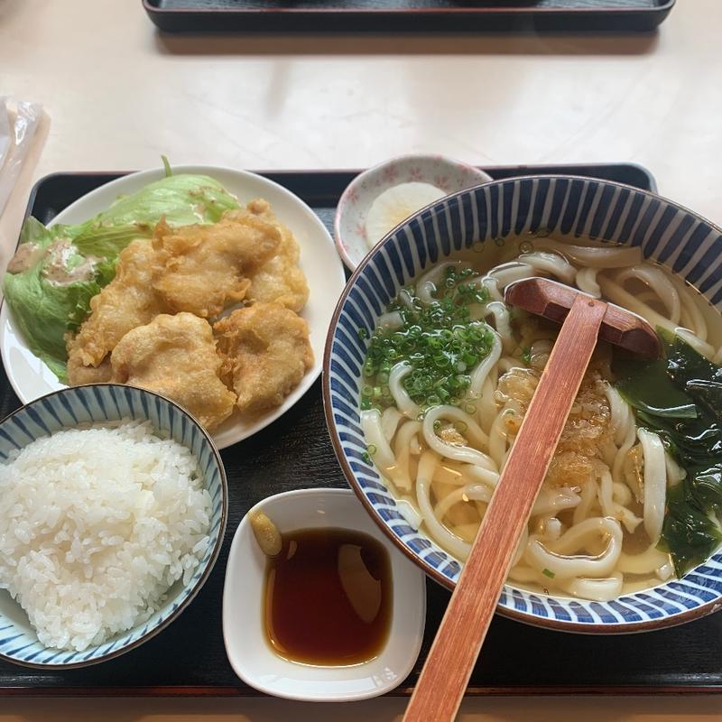 とり天セット(讃岐うどん大鳴門 )