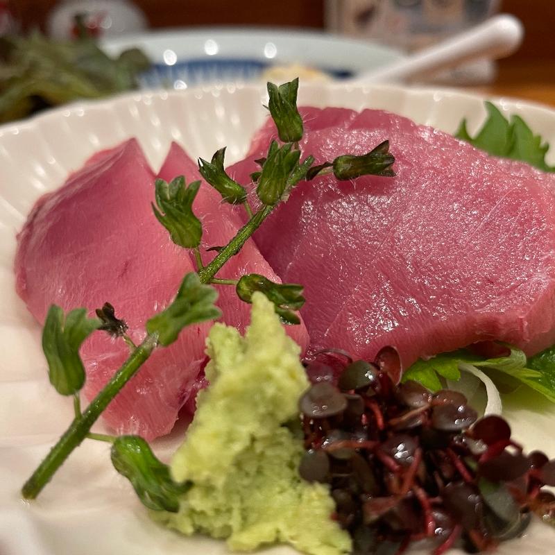 マグロ刺身(らく天)