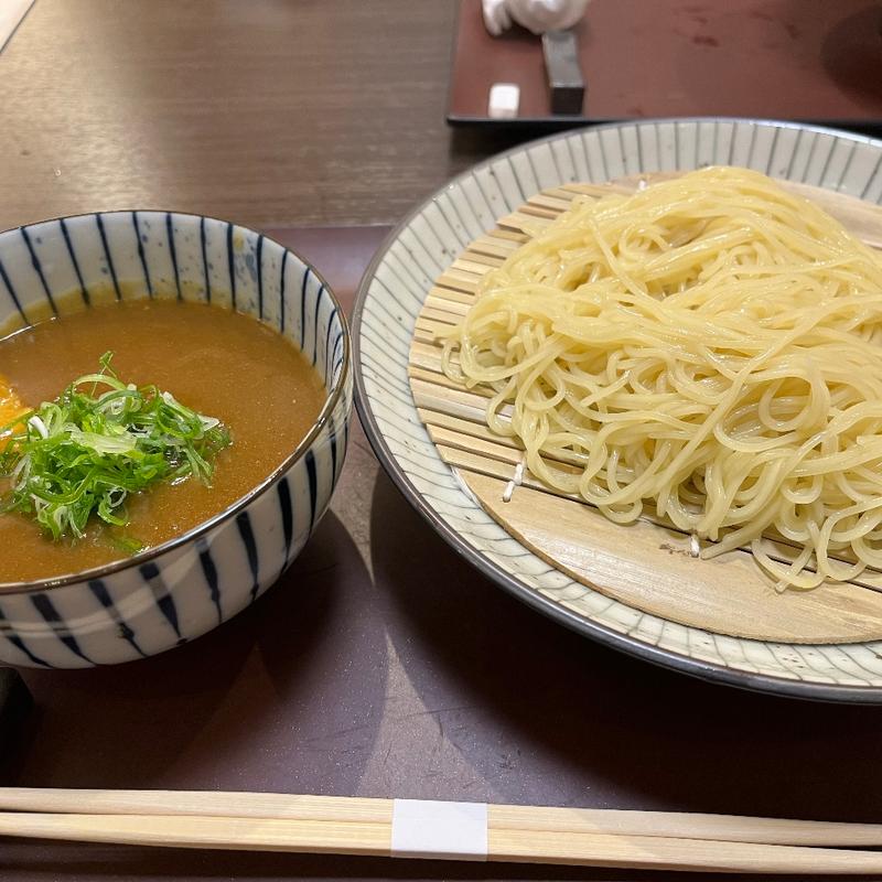 カレーきつねつけ麺(中華そば)(美味食膳 七姫)