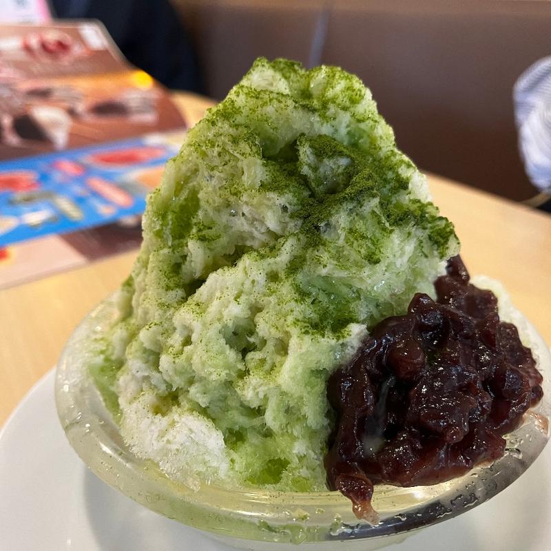かき氷みるく抹茶あずき（小）(ジョイフル桶川店)