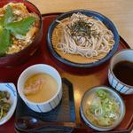 カツ丼と麺のセット(サガミ 富田林店)