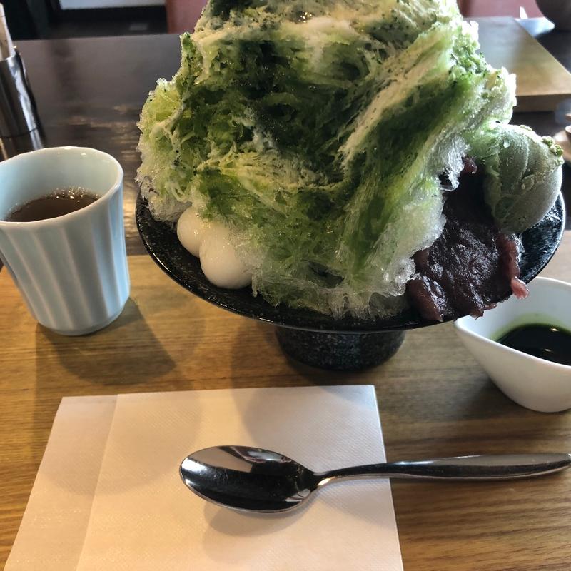 宇治抹茶ミルク金時(吉祥菓寮 祇園本店 )