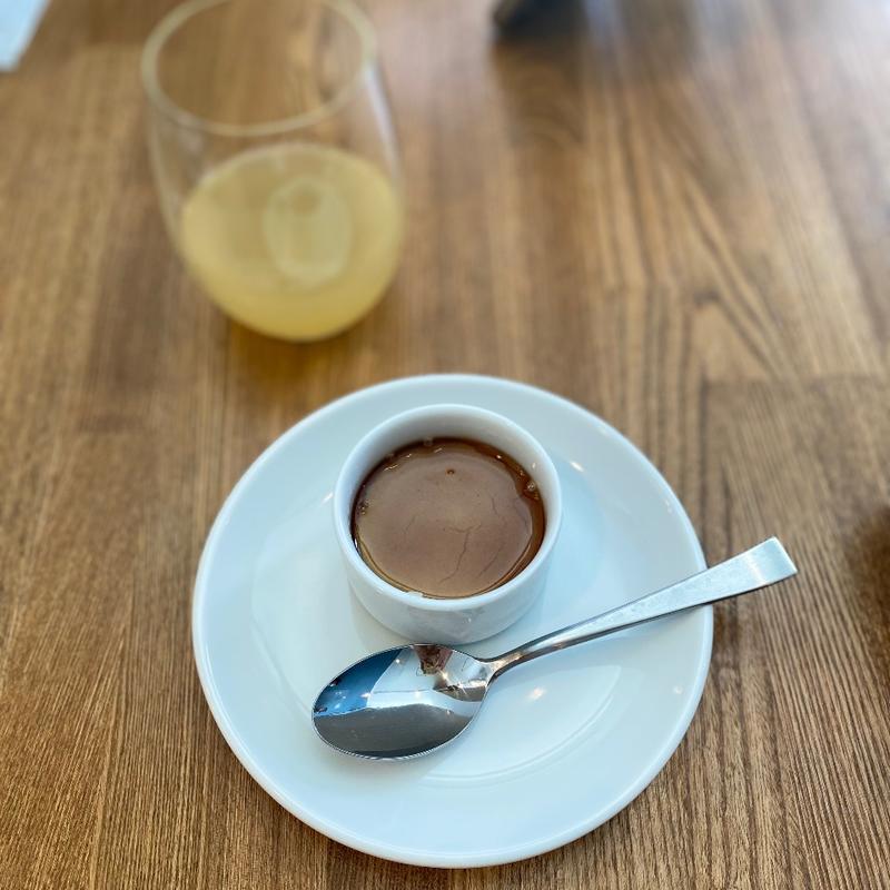 蕎麦プリン(蕎麦と林檎と)