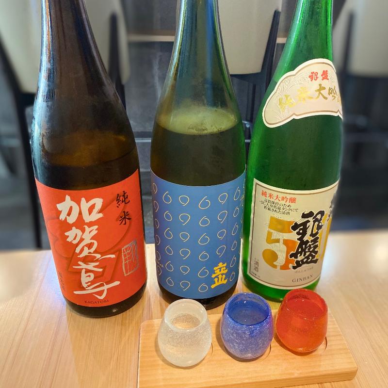 北陸地酒3種飲み比べ(北陸鮨きときと | 東小金井)