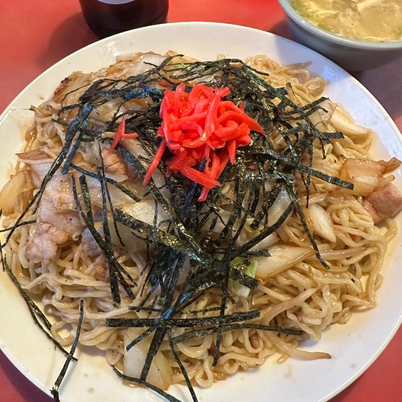 肉入り焼きそば(廬山)