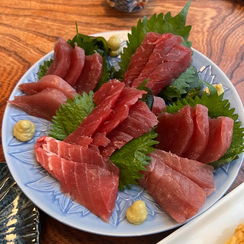 まぐろ刺身(一汁三菜 えちごや)