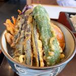 天丼せいろセット(そば処 大村)