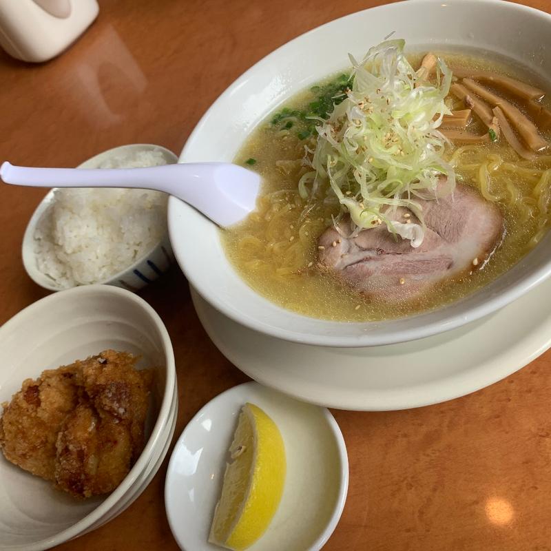 満腹ランチセット　鶏白湯塩(活きなり （イキナリ）)