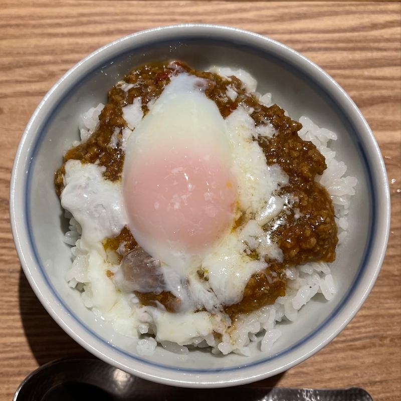 鴨のキーマカレーと十割蕎麦のセット(鴨しゃぶ粋玄)