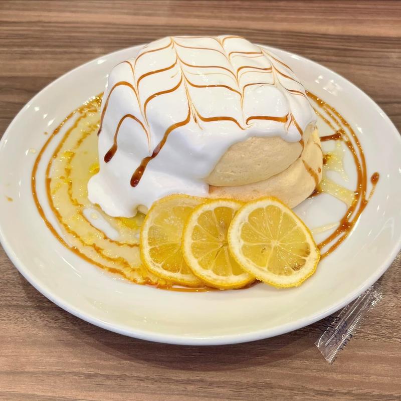 レモンヨーグルトクリームのパンケーキ(高倉町珈琲  大井町店)