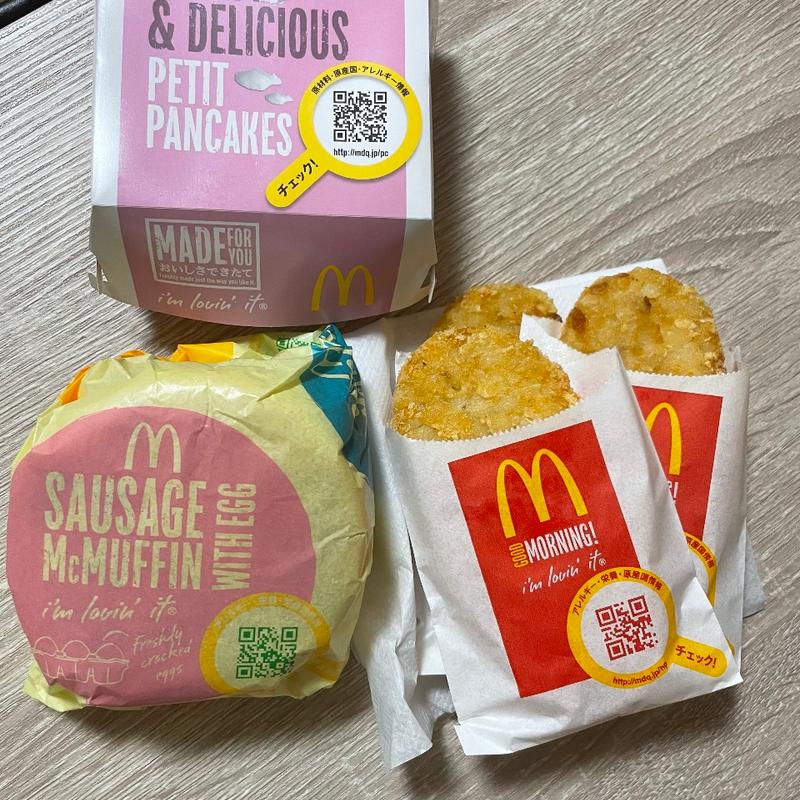 朝マック(マクドナルド 五泉店 )