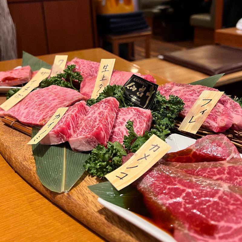 7種盛り合わせ(炭火焼肉 匠)