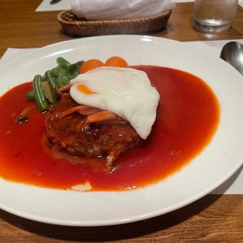 ハンバーグランチ(ステーキハウス風靡)