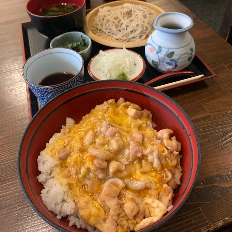 親子丼とせいろのセット(麻布 さ和長)