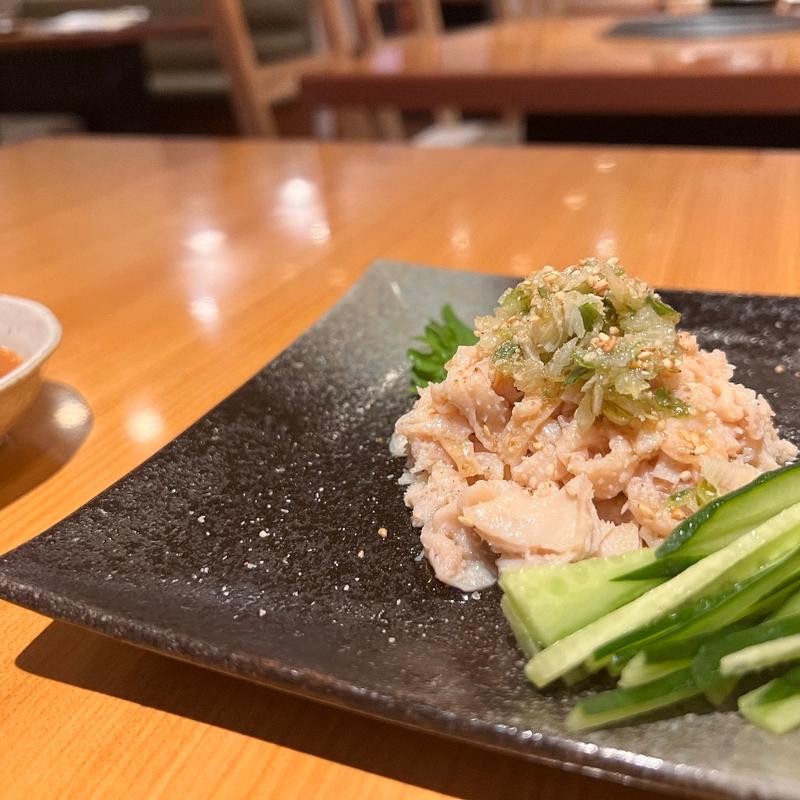 センマイ刺し(炭火焼肉 MEGUMI)