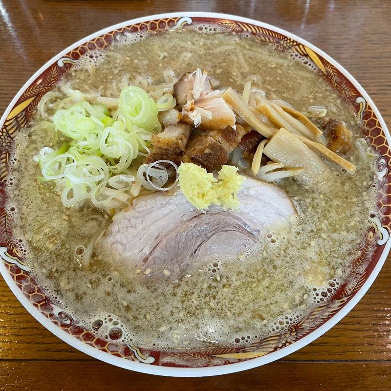 味噌ラーメン(自家製手もみ麺ラーメン赤松)