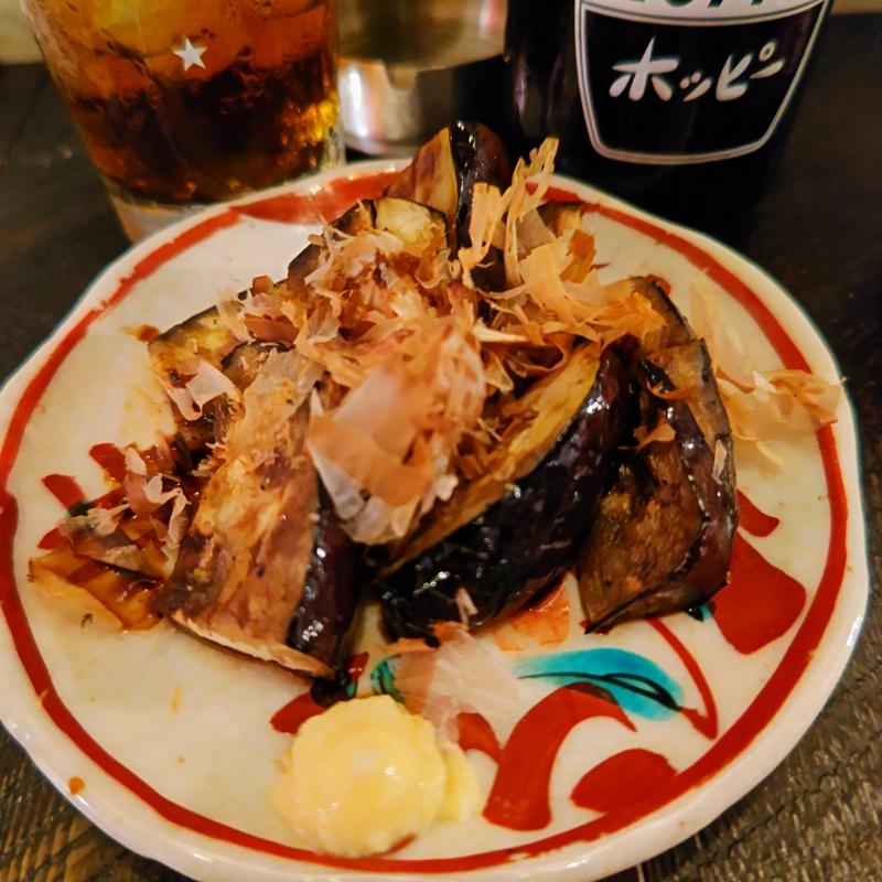 米なす焼き(もつ焼きごえん 野毛店)