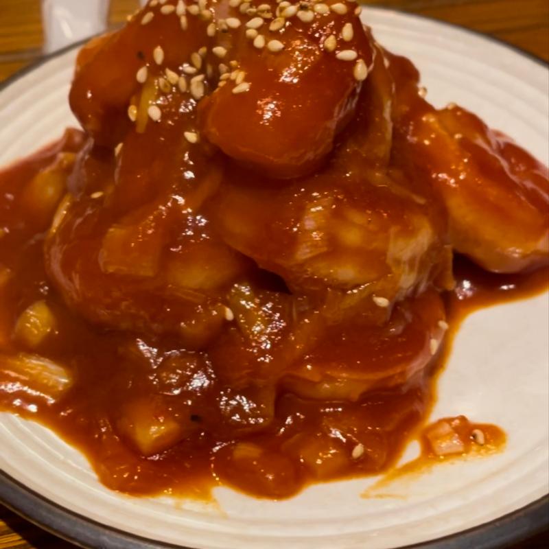 エビのチリソース和え(メシ酒場 鈴木ちゃん)