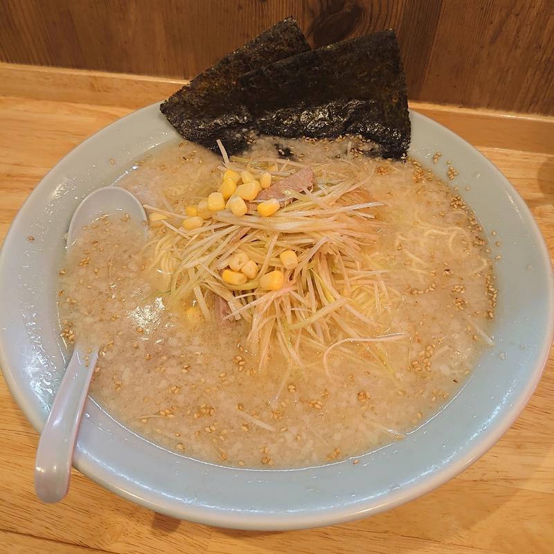 塩ネギラーメン＋中盛(ラーメンショップ)