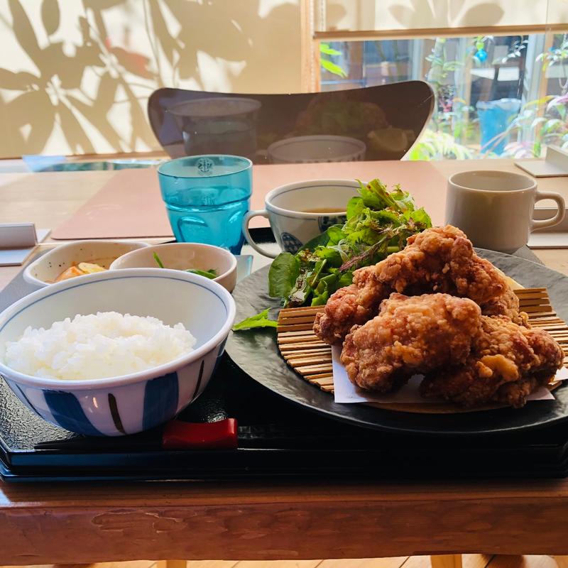 出水産鶏のからあげランチセット(ひかりの郷 )