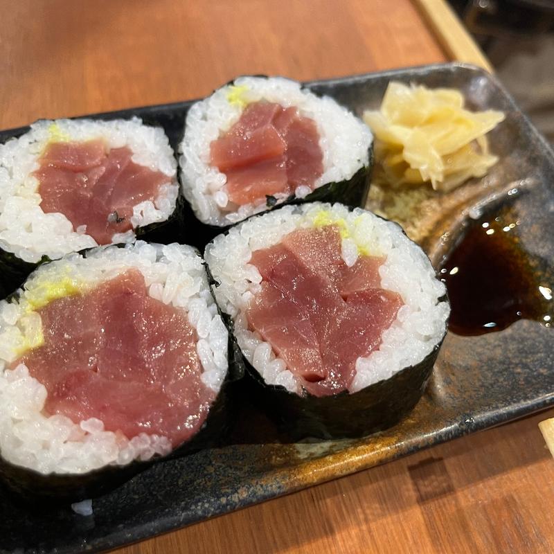 鉄火巻き(立ち呑み庶民 大阪駅前第2ビル店)