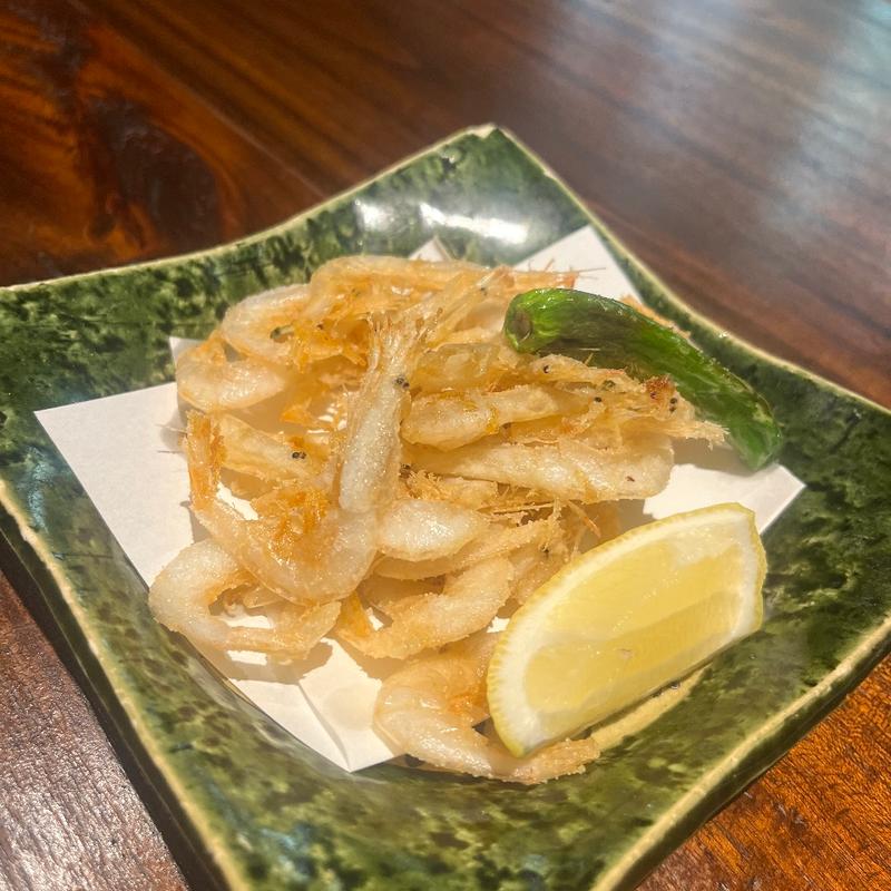 白エビの唐揚げ(金澤 鼓)