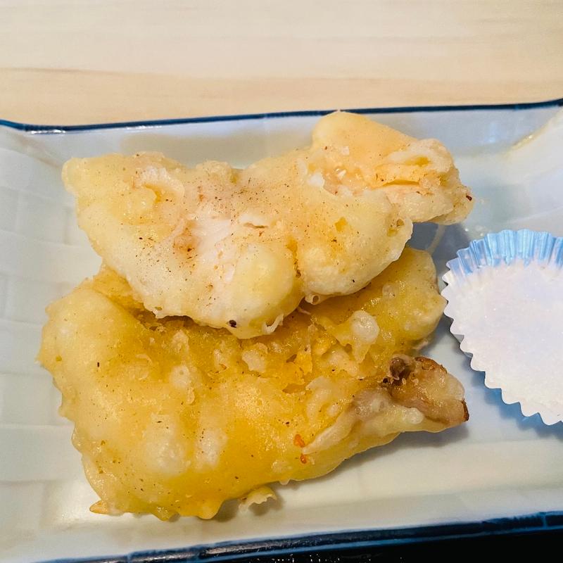 なまずの天ぷら(松葉屋)