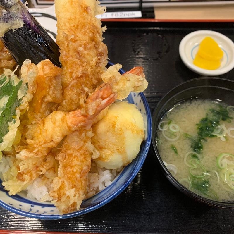 上天丼(大衆町鮨 とろたく 一番町店)