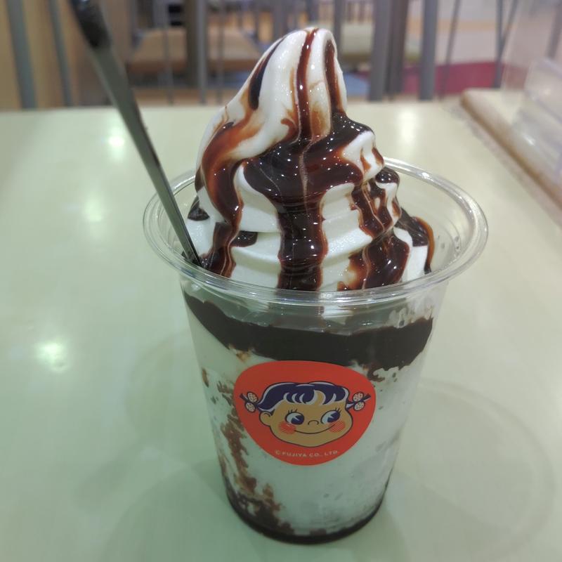 ミルキーソフトかき氷(不二家 イオンSuC一関店 )