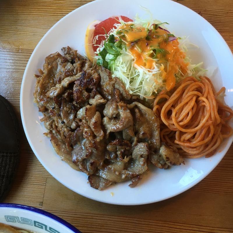 生姜焼き定食(竜宮ラーメン )