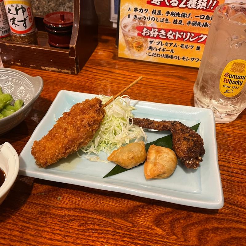 ちょい飲みセットA(三国一 新宿アイランドイッツ店)