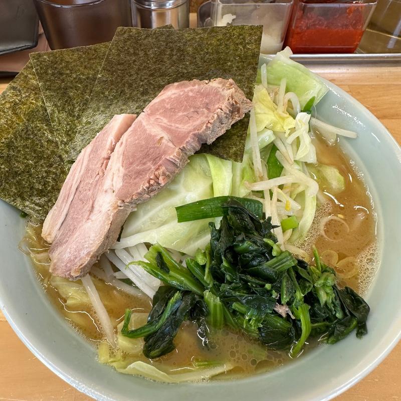 らーめん もやし キャベツトッピング(えんふく家)